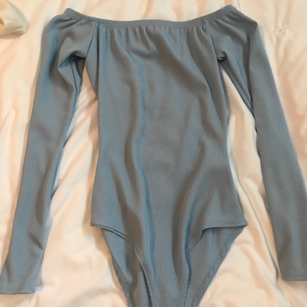 brand new baby blue body suit from Boohoo